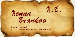 Nenad Brankov vizit kartica